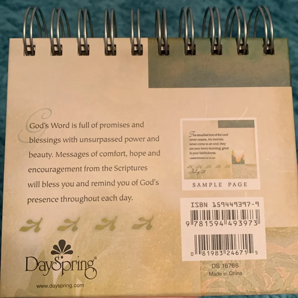 Promises & Blessings Perpetual Calendar